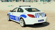 Opel Insignia 2016 Yeni Türk Trafik Polisi para GTA 5 miniatura 2