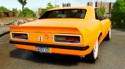 Chevrolet Camaro Z28 1969 для GTA 4 миниатюра 3