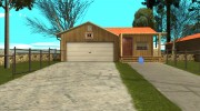 Новый дом Сиджея в Паломино Крик + новые двери. для GTA San Andreas миниатюра 1