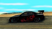 Nissan S15 Street Edition Djarum Black para GTA San Andreas miniatura 2