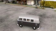 Volkswagen Transporter T1 Camper для GTA San Andreas миниатюра 2