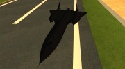 SR-71A BLACKBIRD BETA для GTA San Andreas миниатюра 1