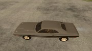 Dodge Challenger R/T Hemi 426 для GTA San Andreas миниатюра 2