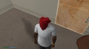Красная маска гопника HD для GTA San Andreas миниатюра 2