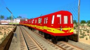 Liberty City Train Red Metro para GTA San Andreas miniatura 1