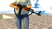 AK-47 с ремешком для GTA San Andreas миниатюра 4