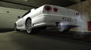 Nissan Skyline R34 GT-R для GTA San Andreas миниатюра 14