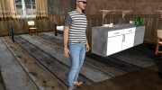Skin HD GTA V Online парень с усиками for GTA San Andreas miniature 6