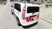 Mercedes Vito 115 CDI Dutch Police for GTA 4 miniature 3