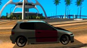 Honda Civic Hellaflush для GTA San Andreas миниатюра 5