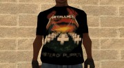 Футболка Metallica Master of Puppets para GTA San Andreas miniatura 3