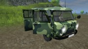 УАЗ 3909 военный para Farming Simulator 2013 miniatura 8