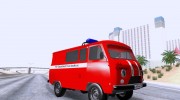 УАЗ-3909 Пожарная служба для GTA San Andreas миниатюра 5