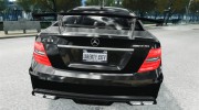 Mercedes Benz C63 AMG Black Series 2012 для GTA 4 миниатюра 4