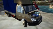 ГАЗ 33022 ГАЗель Бизнес для GTA San Andreas миниатюра 9
