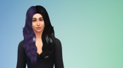 Прическа Lavender para Sims 4 miniatura 4