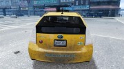 Toyota Prius LCC Taxi 2011 для GTA 4 миниатюра 4