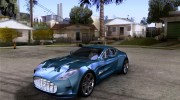 Aston Martin One 77 2011 для GTA San Andreas миниатюра 1