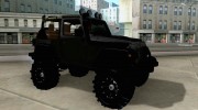 Jeep Wrangler Off road v2 для GTA San Andreas миниатюра 4