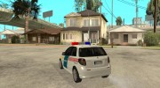 Suzuki SX-4 Hungary Police для GTA San Andreas миниатюра 3