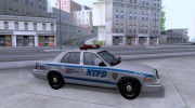 NYPD Highway Patrol Ford Crown Victoria для GTA San Andreas миниатюра 4