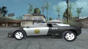 Lamborghini Murcielago Police para GTA San Andreas miniatura 2