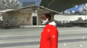 Белая борода Санты Клауса для GTA San Andreas миниатюра 1