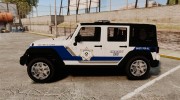Jeep Wrangler Rubicon 2013 Police для GTA 4 миниатюра 2