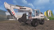 Экскаватор Terex TW 170 para Farming Simulator 2015 miniatura 2