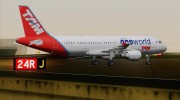 Airbus A320-200 TAM Airlines - Oneworld Alliance Livery для GTA San Andreas миниатюра 20