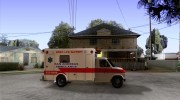 Ford Econoline Ambulance для GTA San Andreas миниатюра 5