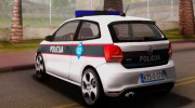 Volkswagen Polo GTI BIH Police Car for GTA San Andreas miniature 6