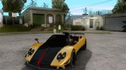 Pagani Zonda Cinque Roadster V2 для GTA San Andreas миниатюра 1
