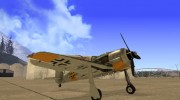 Focke-Wulf FW-190 F-8 для GTA San Andreas миниатюра 4