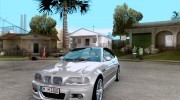 BMW M3 e46 для GTA San Andreas миниатюра 1