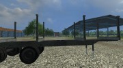 Long timber semi - trailer for Farming Simulator 2013 miniature 2