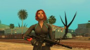 Scarlet Johanson Blackwidow (Marvel Heroes) для GTA San Andreas миниатюра 5