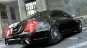 Mercedes-Benz S Class W221 Black Bison 2009 Black Edition для GTA 4 миниатюра 2