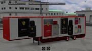 DQF Scuderia Ferrari Trailer para Euro Truck Simulator 2 miniatura 3