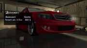 Mercedes C63 AMG Tunable для GTA San Andreas миниатюра 6
