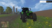 Deutz Fahr 7250 NOS Hardcore v2.0 для Farming Simulator 2015 миниатюра 2