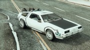 Back To The Future - Delorean Time Machine v0.1 para GTA 5 miniatura 4