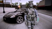 CoD Custom Ghost Retextured для GTA San Andreas миниатюра 1