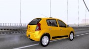 Renault Sandero Taxi для GTA San Andreas миниатюра 4