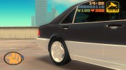 Mercedes-Benz 400SE W140 1991 для GTA 3 миниатюра 7