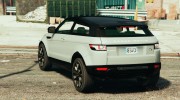 Range Rover Evoque для GTA 5 миниатюра 3