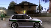 Volkswagen Touareg Policija para GTA San Andreas miniatura 5
