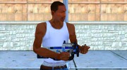 P90 Blue для GTA San Andreas миниатюра 4