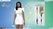 Платье Madlen Lucia Dress для Sims 4 миниатюра 5