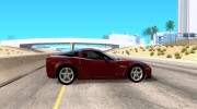 Chevrolet Corvette Grand Sport 2010 для GTA San Andreas миниатюра 5